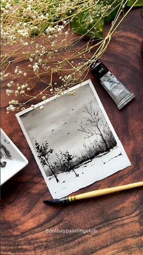 One Tube, Endless Possibilities | Monochrome Painting with Ivory Black