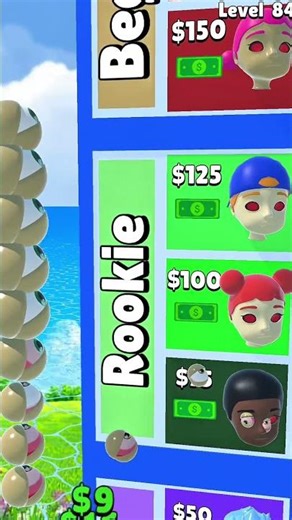 Eyeball Stack Run lvl 84 #ytshorts #gaming #ybgames