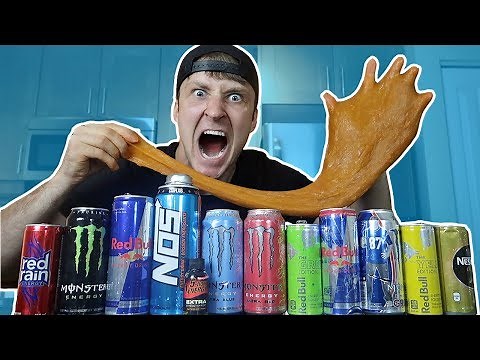 INSANE EDIBLE ENERGY DRINK SLIME!! (DO NOT ATTEMPT)