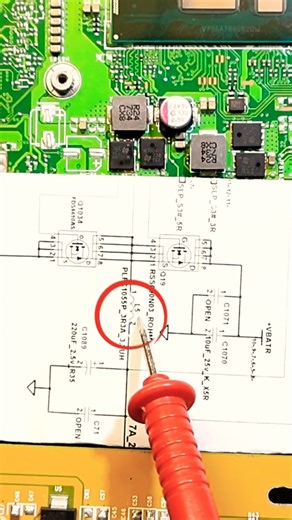 SMD Components vs their Symbols #shorts #electronics #motherboardrepair