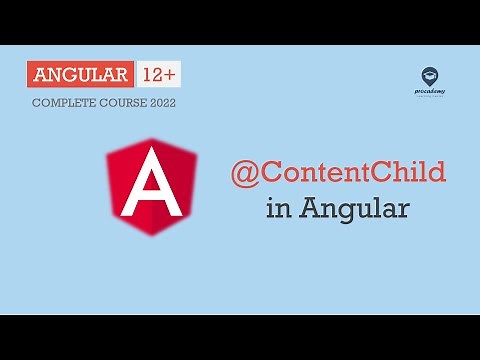 @ContentChild in Angular | Data Binding | Angular 12+