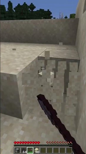 Como hacer vidrio facil y rapido en minecraft #minecraft #short #shorts