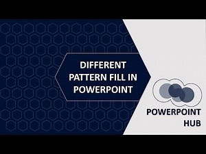 how to make different pattern fill in powerpoint