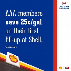 29K views · 42 reactions | Visit AAA.com/Shell to join the Fuel Rewards® program and save 25¢/gallon on your first fill-up at Shell and 5¢/gallon on every fill-up through the end of 2019. Already a member? Link your accounts. #AAADiscounts | AAA Michigan | Facebook