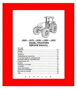 Fits Case - JX60 JX70 JX80 JX90 JX95 Tractors Workshop Service Repair Manual - Etsy Australia