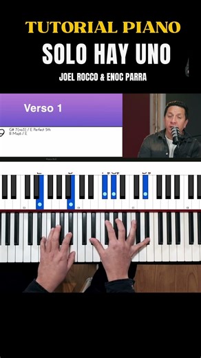 Tutorial Piano"Solo Hay Uno" @EnocParra @JoelRocco #SoloHayUno#JoelRocco#EnocParra#TutorialPiano