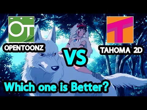 Opentoonz vs Tahoma2D | Which one is Better ? (The Ultimate Comparison)
