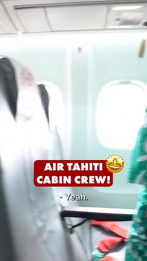 Matching Green: Air Tahiti Crew Style in Paradise #BoraBora #AirTahiti #TravelGoals #FrenchPolynesia #Aviation | Sam Chui