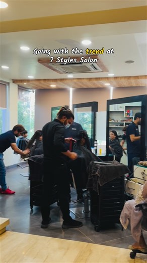 7 Styles Unisex Salon | Best Salon in Bhopal on Instagram: "Trend chal raha hai, productivity thoda side mein 😎 [beauty salon, beauty salon near me, hair salon, hair salon near me, best beauty salon, best hair salon, unisex salon, ladies salon, salon near me, beauty parlour, beauty parlour near me, hair cut salon, hair styling salon, nail salon, nail art salon, lash extensions salon, beauty services, hair care salon, bridal salon, professional salon, affordable salon, premium beauty salon, self