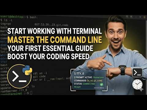Start Working with Terminal | Mastering Command Line Basics A Step by Step Guide 🖥️