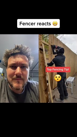 #duet with @Tibby Singh #fencingtipsandtricks great tip using a jig for feather edge fence. #fence #fencebuild #timber #tradie #constructiontips #worksmarter