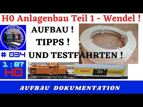 H0 Layout Construction Part 1: Track Helix Construction