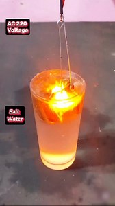 ヽ・ T.T JUBARAJ | Salt Water In 1000 Watt Element..😮 #shorts #experiment #project #diy #ideas | Instagram