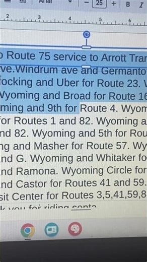 SEPTA Route 75 announcements .