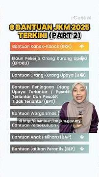 Senarai Bantuan Bulanan JKM 2025 TERKINI (Part2) [RM150-RM1,000] #bantuan