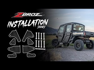 Can Am Defender Zbroz 2" Bracket Lift Kit Install