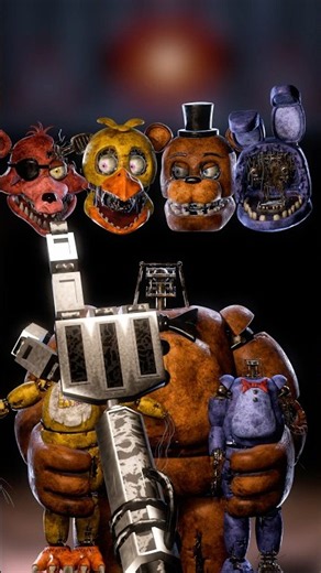 FNaF Song Head Puzzle Challenge 🐻🤣 | TF2 Head Puzzle Challenge Parody #fnaf #memes #shorts
