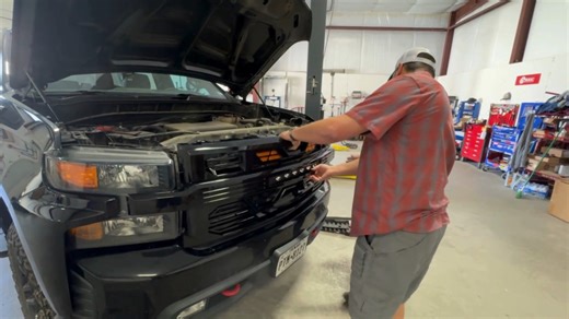 We're installing a new Grille from American Modified Off-Road on a 2021 Chevy Silverado Trail Boss. As always, if you are looking to upgrade your truck with the latest accessories and parts, contact us at: Blue Star Truck Accessories 181 S McKinley St Prosper, TX 75078 (469) 638-6828 https://bluestartruck.com/ #truckaccessories #truckgrille #truckparts #truckshop #chevysilverado | Blue Star Truck Accessories | Facebook