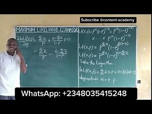 Maximum Likelihood Estimator of Bernoulli Distribution