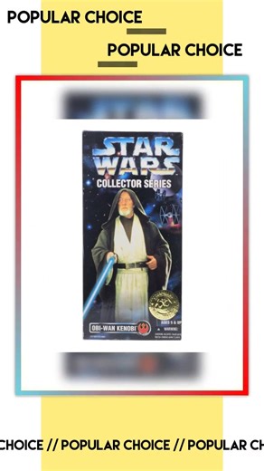Ready to channel your inner Jedi? 🌟✨ Introducing the Kenner Star Wars Collector Series Obi-Wan Kenobi 12-Inch Doll! This meticulously crafted figure captures the essence of the iconic Jedi Master, adorned with vibrant details and premium materials that make it a must-have for collectors and fans alike. Perfect for display or as a treasure to inspire imaginative play, Obi-Wan is more than just a doll—he's a piece of the galaxy far, far away. 🌌⚡️ Bring home the legacy of the Force for just $39.9