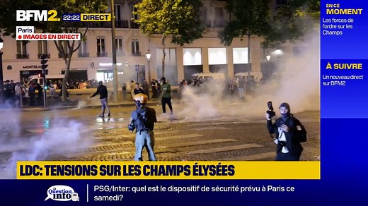 Ligue des Champions : tensions sur les Champs-Élysées
