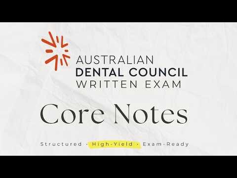 ADC Written Exam Core Notes – Complete Study System (Framework & Hot Topics)