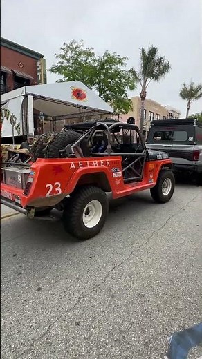 Badass 1969 Jeepster Commando arriving at Carburetors & Coffee. #carspotting #baja1000 #jeep