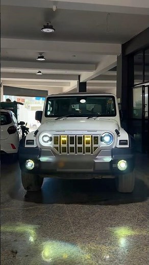 Mahindra Thar ROXX | Bi-LED Laser Projector + Fog Projector + Micro Aux Lights Upgrade 🔥