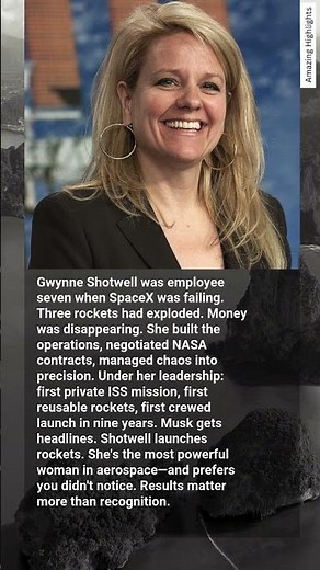 Everyone knows who founded SpaceX. Meet who runs it.