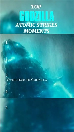 Top Godzilla Atomic Strikes Moments #godzilla #fyp