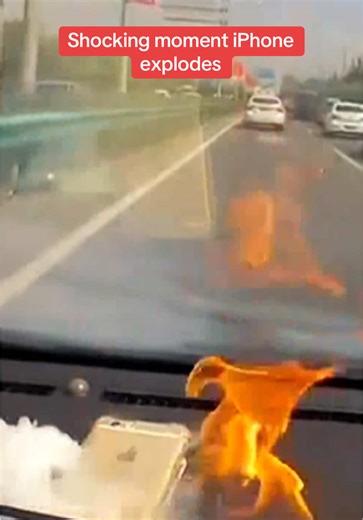 iPhone 12 Battery Explosion Caught on Camera