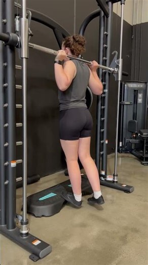Smith machine single leg calf raise