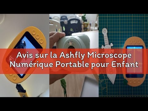 Avis sur la Ashfly Microscope Numérique Portable pour Enfants avec Écran IPS 2.0 Pouces, Rechargeabl