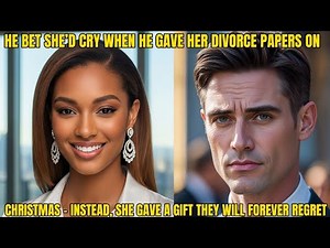 THE MILLIONAIRE BET SHE’D CRY ON CHRISTMAS WITH DIVORCE PAPERS; INSTEAD, SHE GAVE A GIFT THEY DE