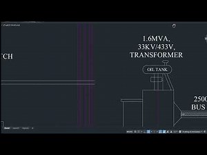 33 KV HT Yard Section & SLD SINGLE LINE DIAGRAM 33KV/11KV SUBSTATION outdoor 33kV/440V and Structure