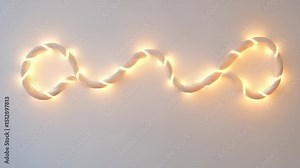 Illuminated Infinity Loop: A Symbolic Representation of Limitless Creativity and Connection