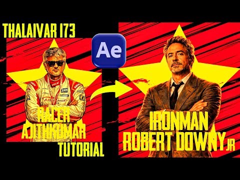 Thalaivar Kalavarame Intro Card After Effects Template Tutorial