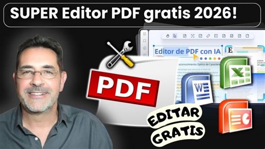 💥El Mejor Editor de PDF GRATUITO Español para Windows 2026 | PDNob: Edita PDF GRATIS como Word | Andres Bañuelos A.