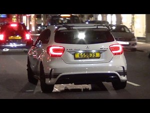 Loud Mercedes A45 AMG w/Fi Exhaust - Awesome Sounds and Revs!