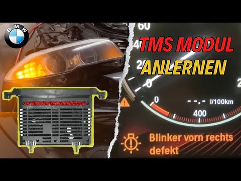 Scheinwerfertreibermodul am BMW 5er F10/F11 TMS anlernen | Lösung, Blinker ohne Funktion