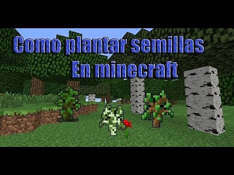 ¡COMO PLANTAR ARBOLES EN MINECRAFT! - TUTORIALES Y CONSEJOS (MINECRAFT)