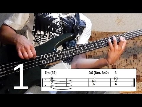 Metallica Orion bass lesson (1 of 4 - how to play INTRO) + bass tab
