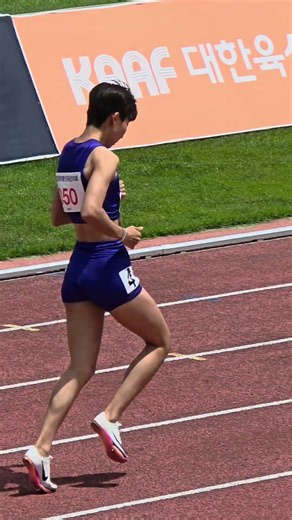 여일반부 100m 우승자 #김명지 정선군청