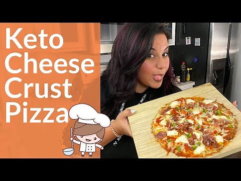 5 min | Quick And Easy Keto Pizza | Cheese Crust Low Carb Keto Recipes