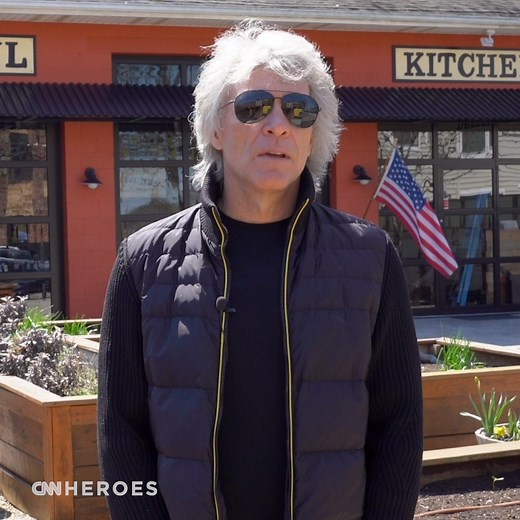 When the pandemic hit, Jon Bon Jovi took action. He went viral washing dishes at his JBJ Soul Kitchen as they moved to takeout meals and fed the hungry. That moment inspired the song “Do What You Can,” which he wrote with fans to raise money for those in need. Jon Bon Jovi spoke with us and wanted to share this message of thanks to others who are stepping up during the crisis. More #COVID19Heroes at CNNHeroes.com | CNN Heroes