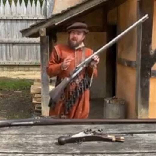 Jamestown Settlement & American Revolution Museum at Yorktown on Instagram: "At the turn of the 16th century, the matchlock musket was a common firearm. However, it wasn't the "safest" firearm because you ran around with a burning cord to work it. Foul weather, of course, also affected its effectiveness. When the Jamestown colony was first established, the matchlock was still commonly used and preferred because of its simplicity and inexpensiveness. Once the colony was established, other firearm