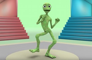 Viral Dancing Alien Popoy Is Back in El Taiger & DJ Unic’s ‘Me Kemaste’ Video: Watch