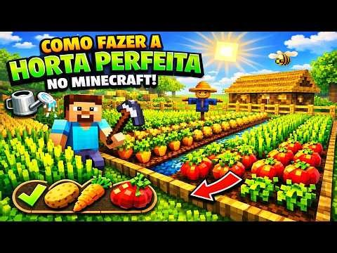 Aprenda a fazer uma Horta perfeita no minecraft! (usei mod AXIOM)