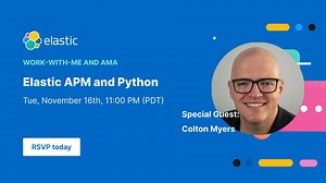 Elastic APM seamlessly surfaces the logs and metrics tied to application traces to speed up root cause analysis. Join Jay Miller and Principal Software Engineer Colton Myers tomorrow as we take a look at how we can leverage Elastic APM in the Python space → https://go.es.io/3Ei5VIf | Elastic | Facebook