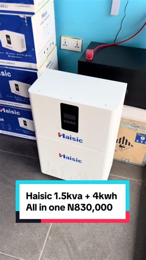 Haisic 1.5kva 4kwh All in one #solarissurge #solar #diy